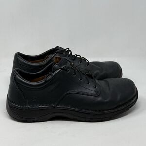 Red Wing 6703 Work Shoes Mens 13 D Black Leather Aluminum Safety Toe Oxfords